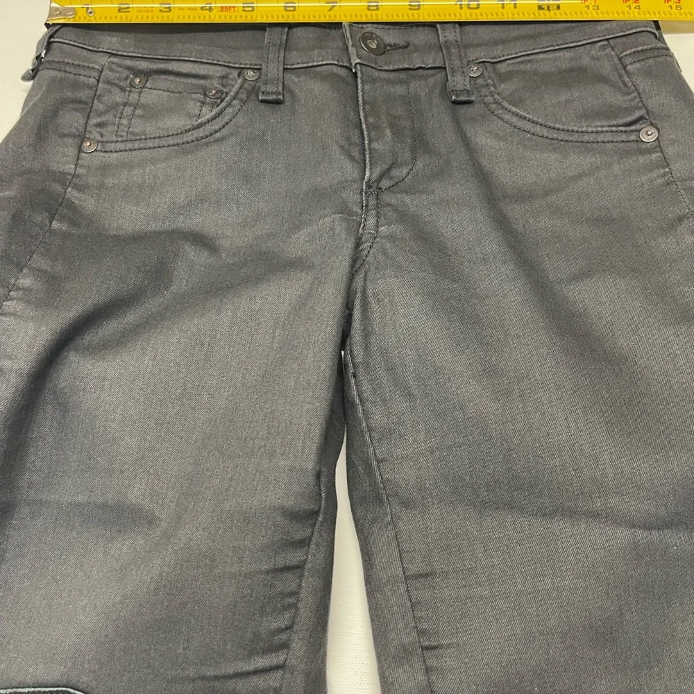 Rag & Bone jeans womens size 26 gray‎ blue lamb skin - Picture 13 of 16